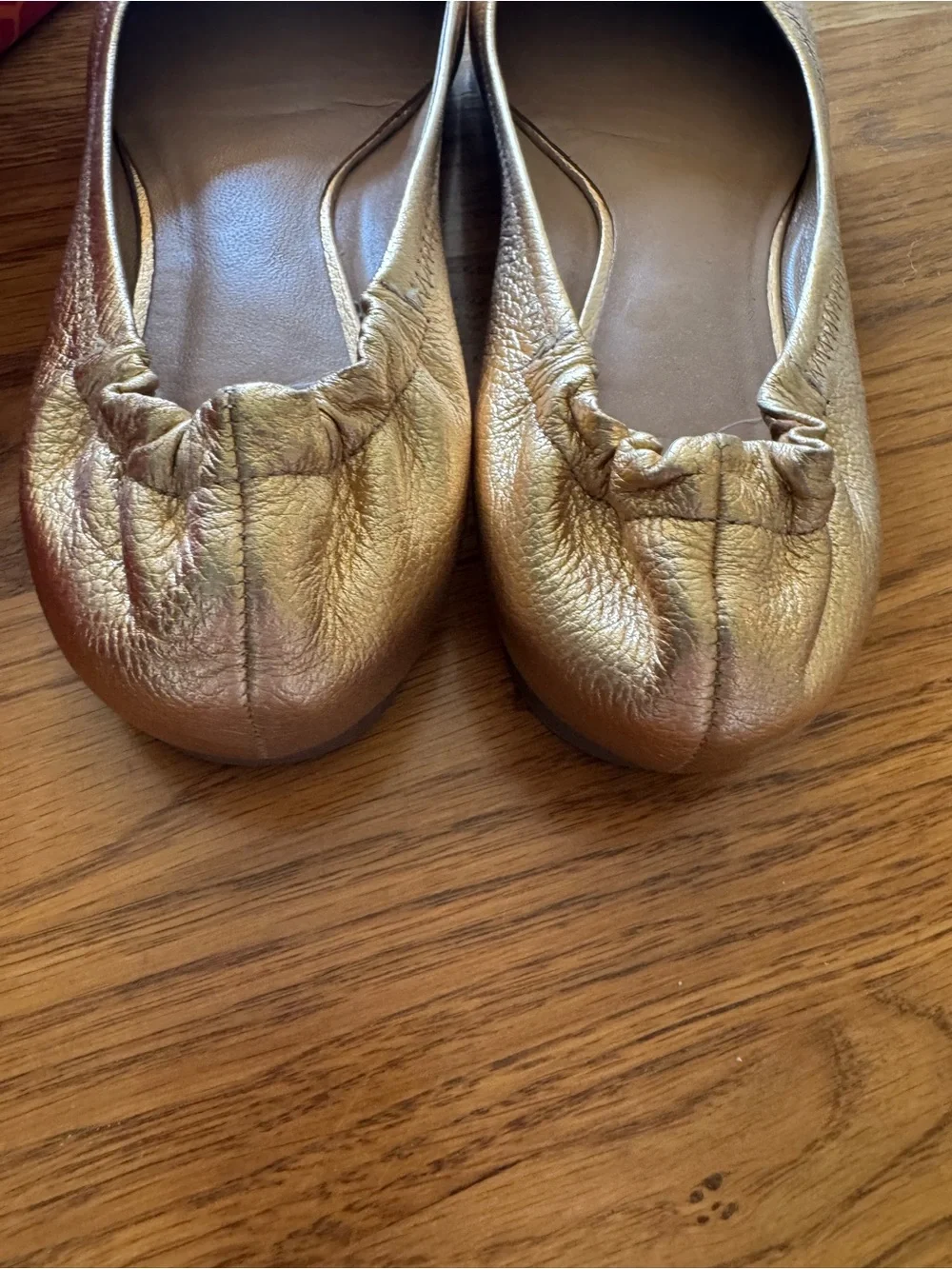 Tory Burch metallic gold